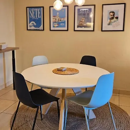 Ravissant T3 Climatise 6 Personnes Appartement Sète